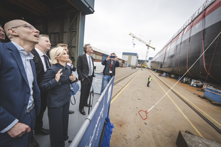 Watch the aftermovie: christening & launch of Europe’s first offshore CO₂ Carrier