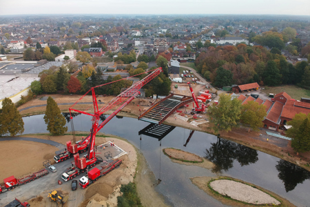 Podiumbrücke Bocholt - bridge from the past to the future