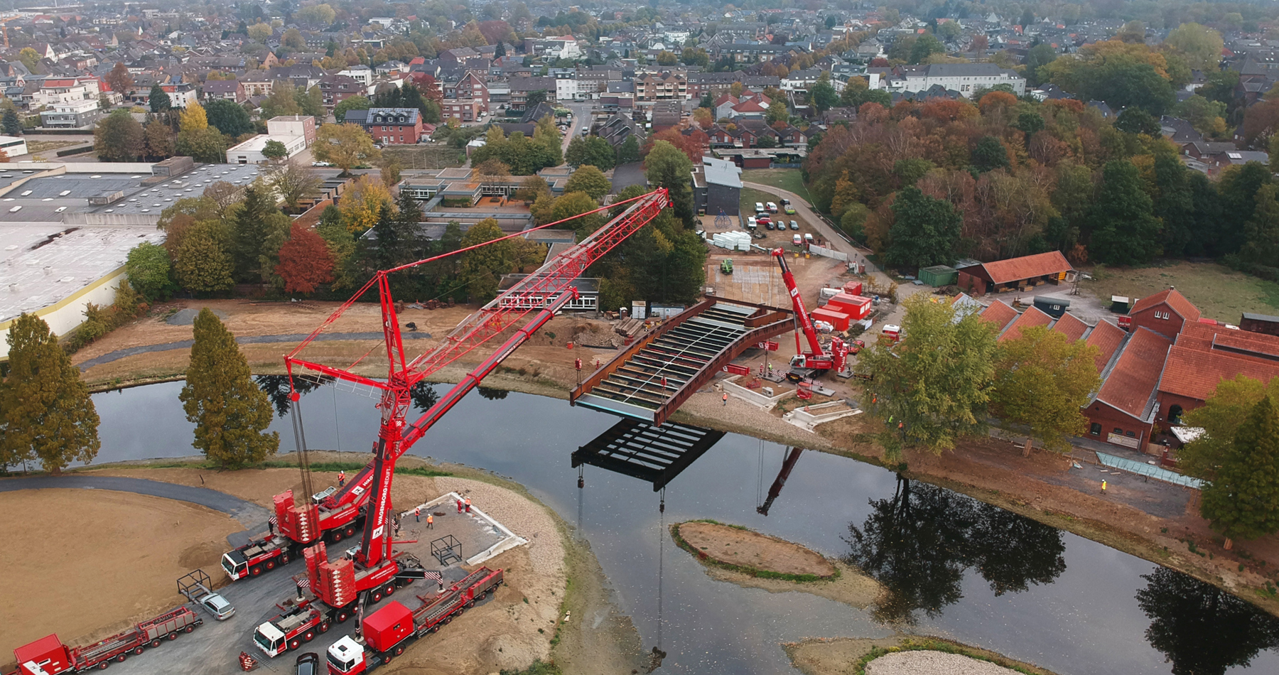 Podiumbrücke Bocholt - bridge from the past to the future