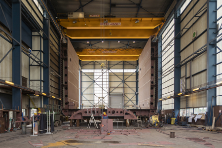 Construction EasyMax 2 in full swing