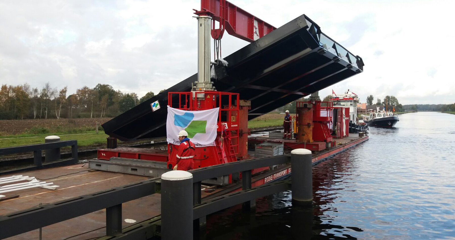 Unusual bridge transport