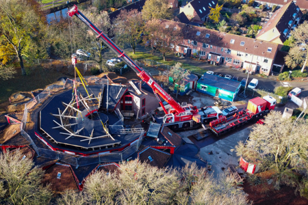 The roof is coming off!