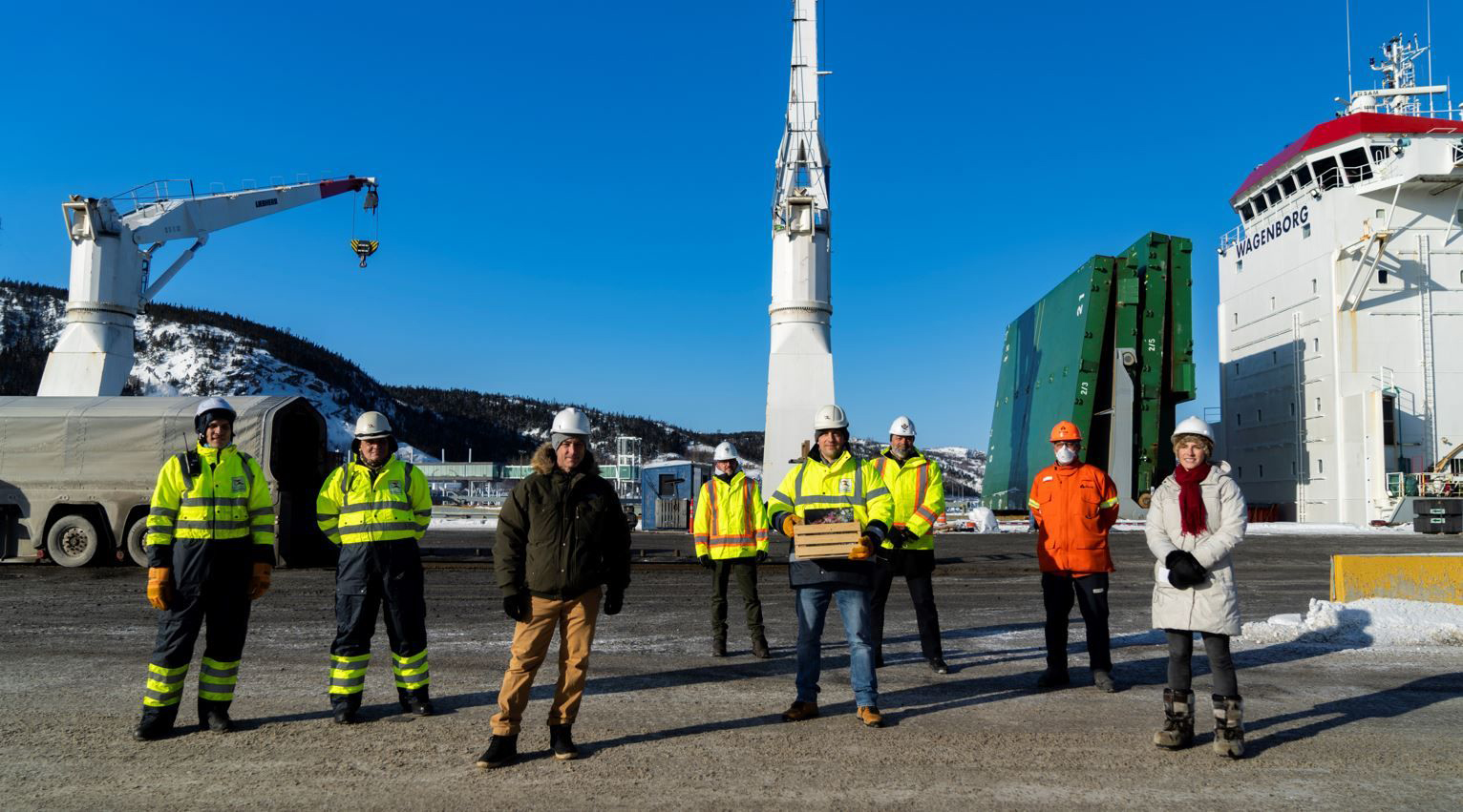 Baie Comeau welcomes Alaskaborg as first ship in 2022